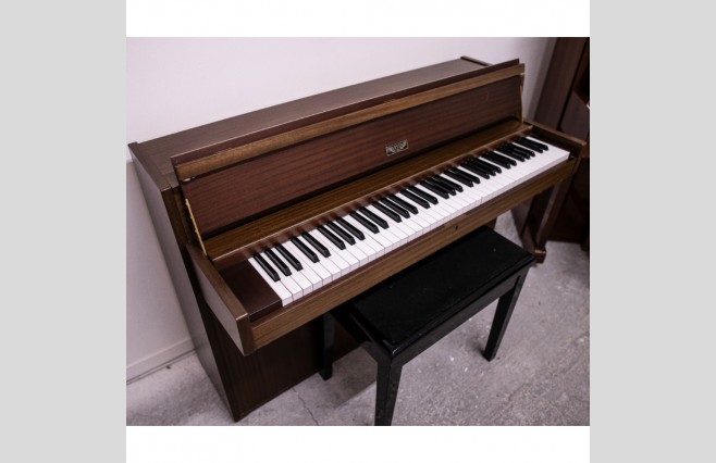 Used Eavestaff Mahogany Compact Upright Piano Trade Price Bargain (SN:06055) - Image 4
